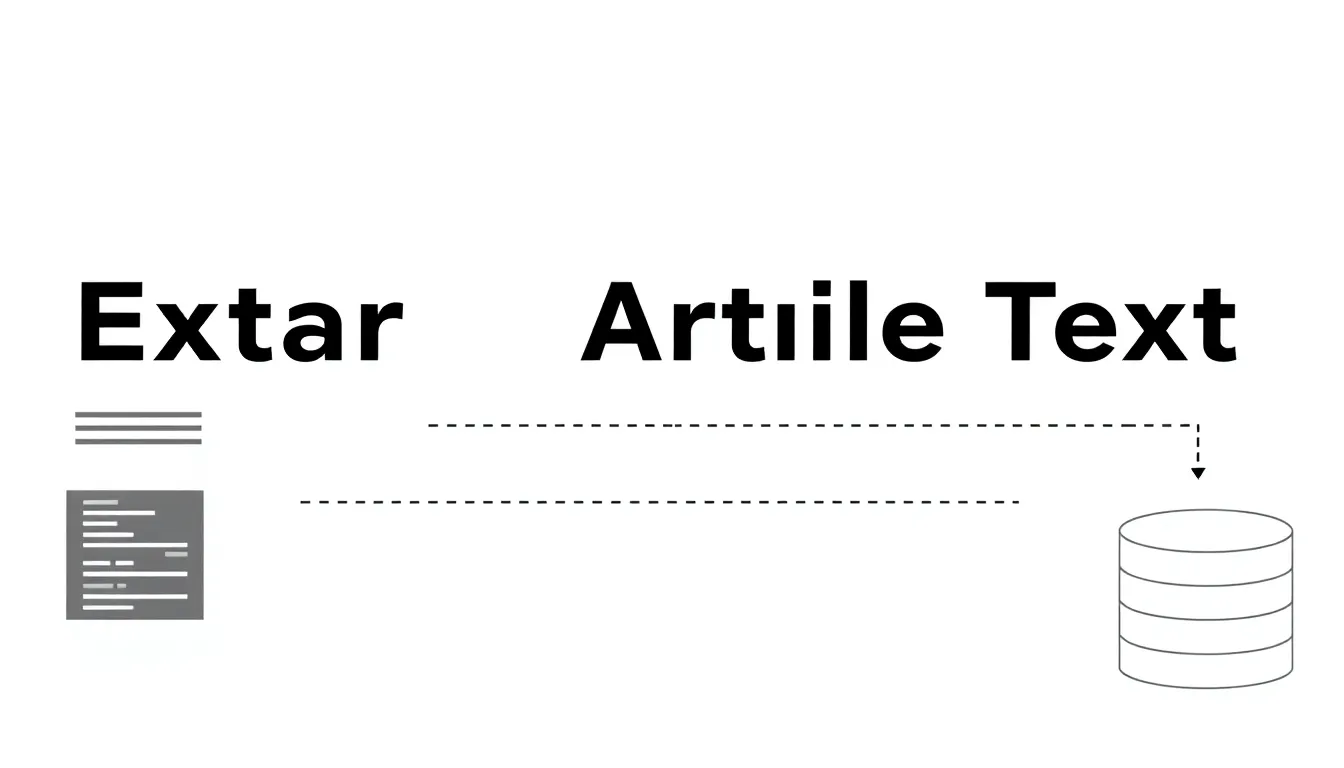 How to Extract Clean Article Text from Any URL - SkillBoss use case illustration